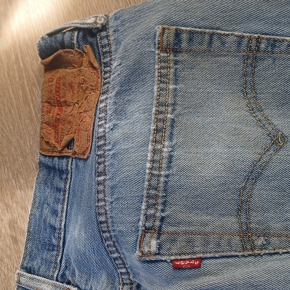 Levi's x Street Wear 501 Jeans Distressed Button Fly Medium Wash 36 x 36 - Picture 2 of 11